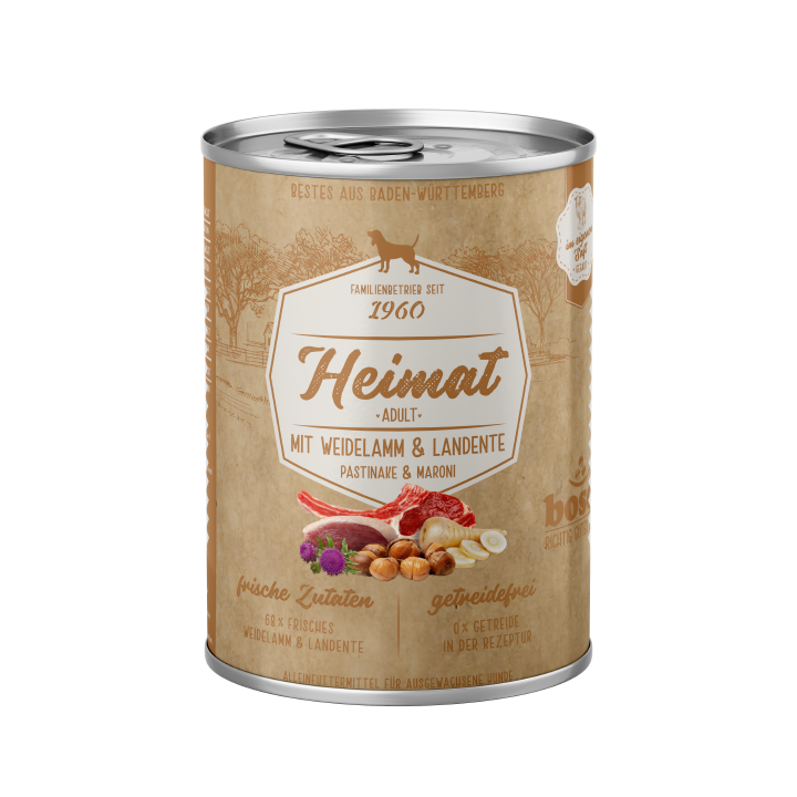 bosch Hunde-Nassfutter Heimat Adult mit Weidelamm & Landente